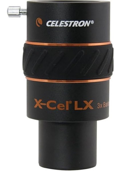 93428 1,25 Inç X-Cel Lx 3x Barlow Lens, Siyah fırsatları