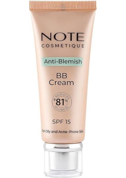 Anti-Blemish Bb Cream 03 Natural Beige Spf 15 Akneye Yatkın Ciltler Bb Krem