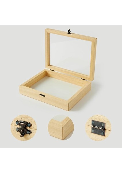 140X180X42 mm Ahşap Takı Kutusu - Dekoratif Ahşap Saklama Kutusu
