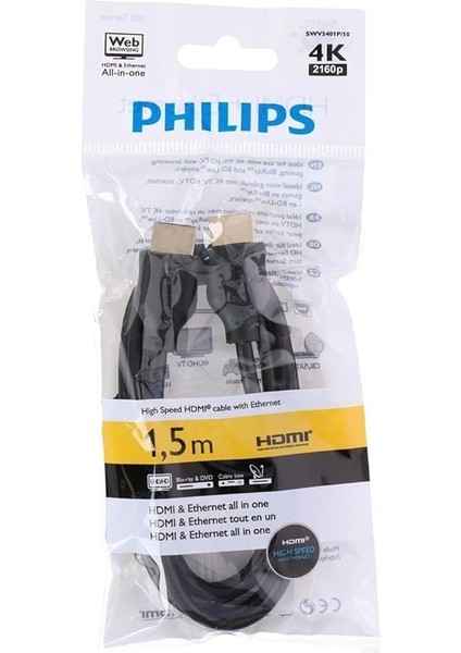 HDMI Kablosu - 1,5 M - Siyah