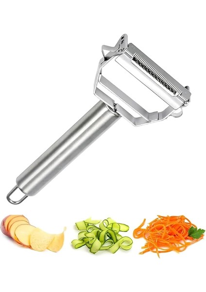 Amaçlı Jülyen Soyucu Meyve Sebze Soyacak Salatalık Kabak Havuç Elma Soyacağı Çift Foksiyonlu