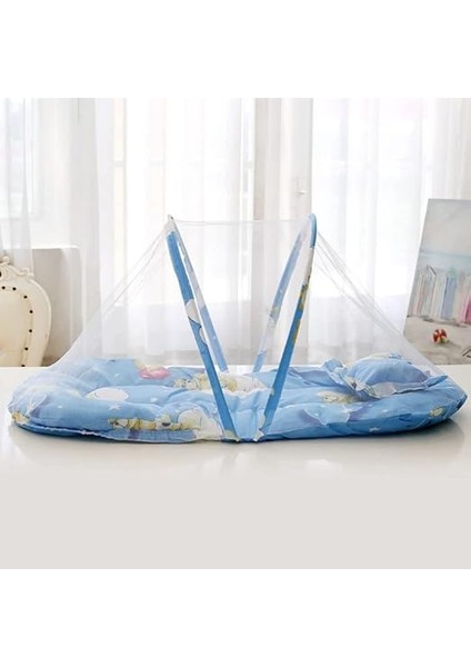 Bebek Cibinlik Sineklik Seti, 92 cm - Mavi indirimleri