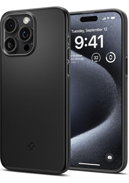 iPhone 15 Pro Kılıf Thin Fit Black - ACS06686