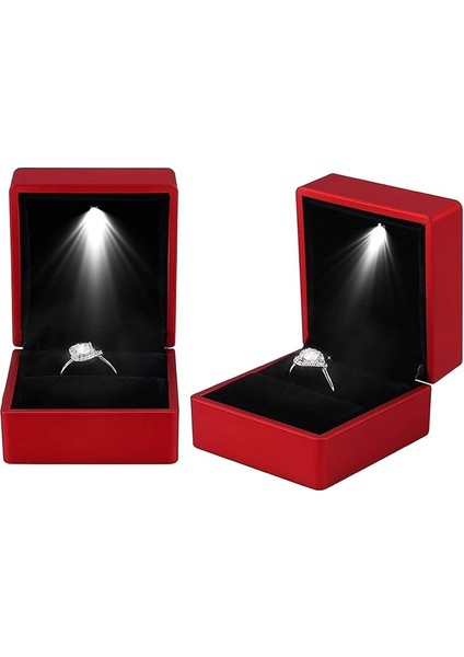 Madam&amp;matmazel Kadın Modası Işıklı Yüzük Kutusu Hediye, Söz, Nişan, Evlilik, Teklif, Takı, Alyans, Düzenleme, Organizer