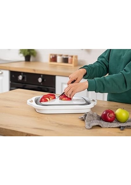 Katlanabilir Kesim Panosu ve Sebze Yıkama Kabı, Akordiyon Katlanabilir Kesim Panosu ve Sebze Yıkama fırsatları