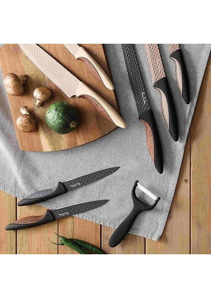 Pierre Cardin Pluto Çelik-Krom 4 Parça Bıçak Seti Siyah fiyatları