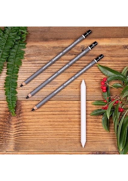 100C Sbk4 Mars Lumograph Charcoal Füzen Eskiz Kalem 4'lü Set indirimleri