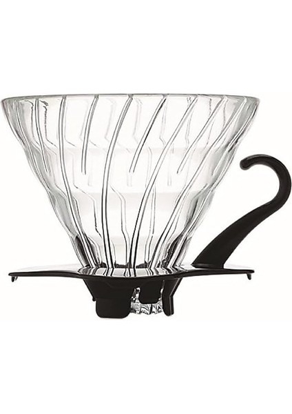 V60 02 Dripper (Siyah Cam)