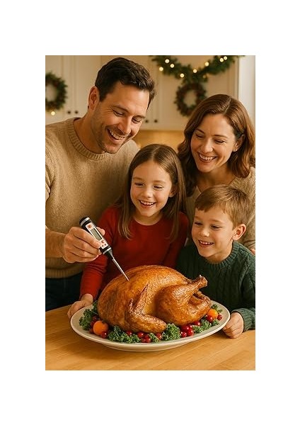 Dijital Gıda Termometresi, Uzun Prob 24 Cm, -50°c ile +300°C Arası, Hızlı ve Hassas Sıcaklık Ölçer, Mutfak, Et, Yağ, Şeker, Çikolata, Sıvı Termometresi indirimleri