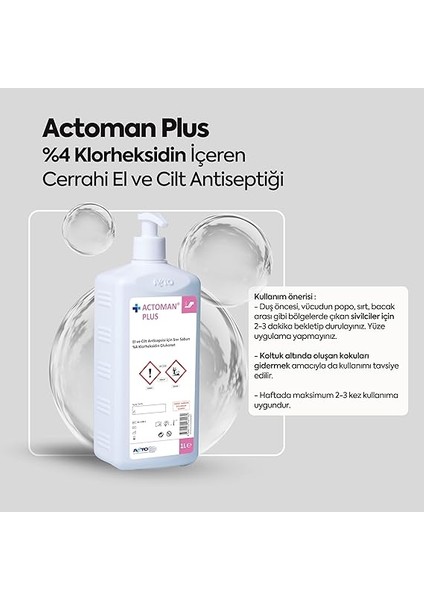 Plus 1l – El ve Cilt Antiseptiği |%4 Klorheksidin Glukonat Içerikli Antimikrobiyal Sıvı Sabun | Mikroorganizmalara Karşı Etkili | Dermatolojik Olarak Test Edilmiştir fiyatları