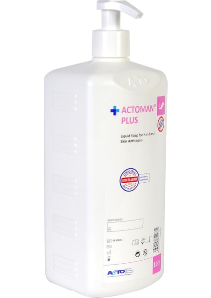 Plus 1l – El ve Cilt Antiseptiği |%4 Klorheksidin Glukonat Içerikli Antimikrobiyal Sıvı Sabun | Mikroorganizmalara Karşı Etkili | Dermatolojik Olarak Test Edilmiştir fırsatları