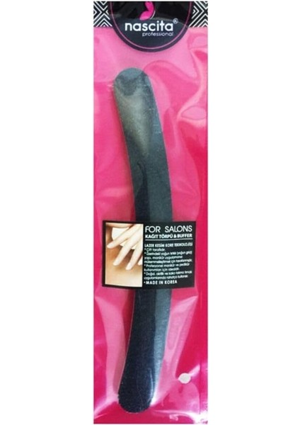 Manikür Pedikür Için Buffer Tekli (Siyah)