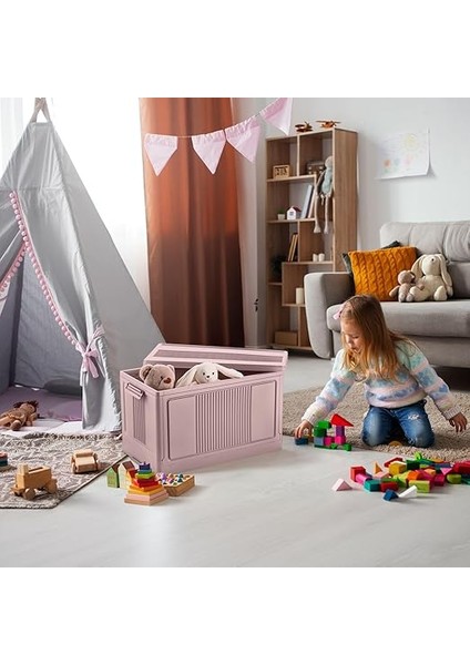 Dev Boy Katlanır Kilit Kapaklı Kasa 55 Litre Hacimli, Yer Kaplamayan Portatif Saklama Kutusu Ardiye, Balkon, Mutfak, Kiler, Bahçe ve Araç Bagajı Için Güvenli Organizer (Beyaz) indirimleri