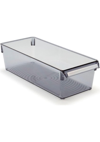 M-E27-20-25 Düzenleyici Raf, Şeffaf Siyah