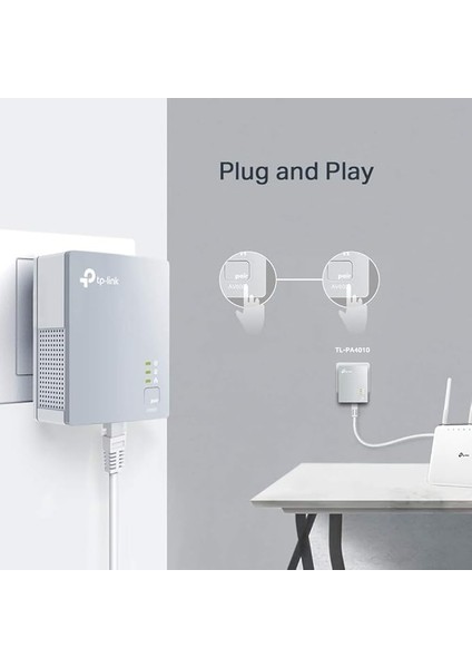 TL-PA4010KIT, AV600 Nano Powerline Adaptör Başlangıç Kiti fırsatları