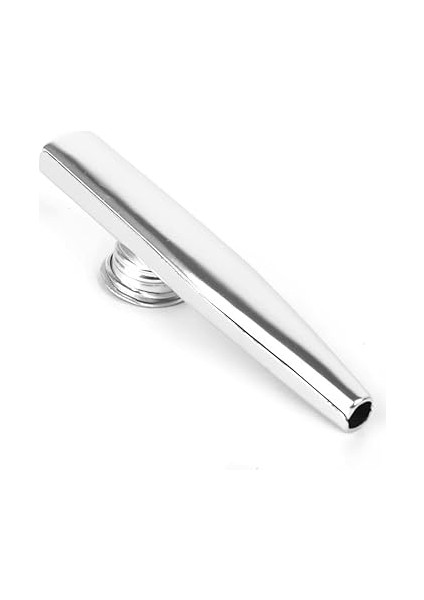 Joes STMK6H Metal Kazoo Hediyeli - Alüminyum Alaşım (5 Adet Yedek Kazoo Zarı Hediye) Aluminum Alloy Metal Diaphragm Instrument Durable - Silver indirimleri
