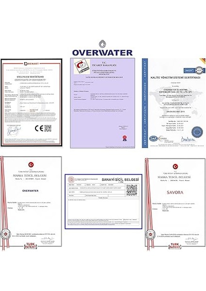 Kapalı Kasa Su Arıtma Cihazı 4 Lü Inline Filtresi Seti Aşamalı (Membransız Set) Fın4 modelleri