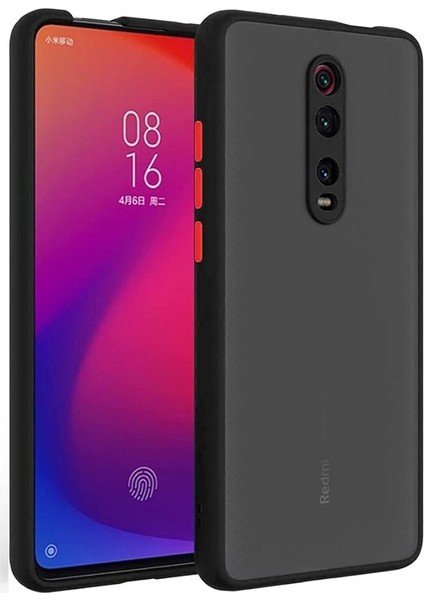 Xiaomi Mi 9t Pro London Serisi Sert Kılıf - Buzlu Siyah
