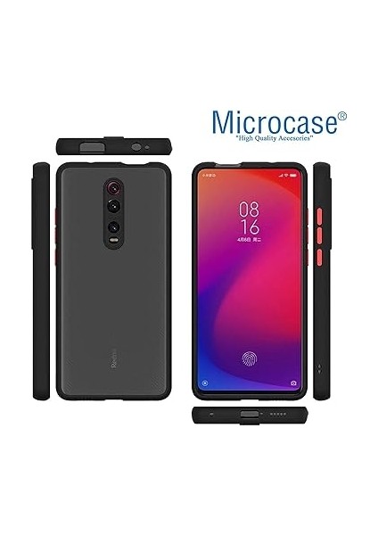 Xiaomi Mi 9t Pro London Serisi Sert Kılıf - Buzlu Siyah fiyatları