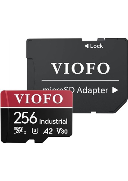 High Endurance 256GB Class 10 A2 V30 100MB/S Okuma 90MB/S Yazma Micro Sd Hafıza Kartı