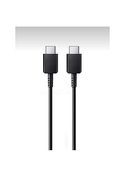 Uyumlu USB Type-C - USB Type-C Kablo Type C Kablo Siyah fiyatları