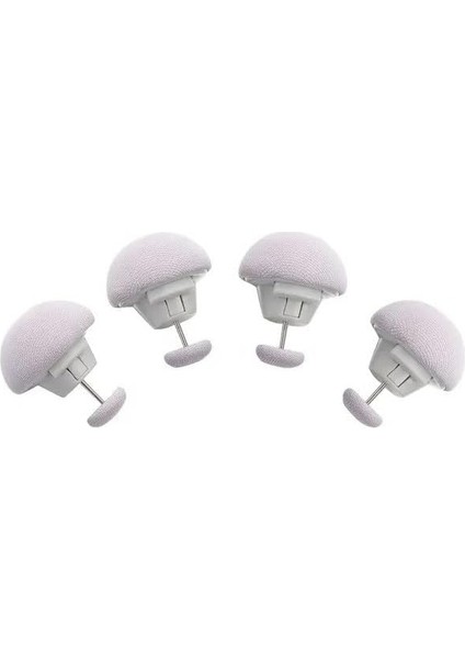 Home Yorgan ve Çarşaf Sabitleyici, Mantar Şekilli Aşınmaya Dayanıklı Yorgan Klipsi 4 Adet (4, Gri)