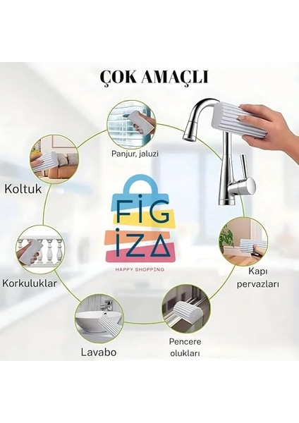 Çok Amaçlı Sihirli Temizlik Süngeri – Nemli Silgi Sünger, Toz Mıknatısı, Sünger Musky, Güçlü Leke ve Toz Temizleyici, Yeniden Kullanılabilir, Her Yüzeye Uygun, Ev Ofis Araç Temizliği (1 Adet) modelleri