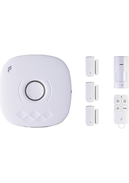 Akıllı Pratik Alarm Seti; Akıllı Alarm, 3x Akıllı Kapı Pencere ve 1x Akıllı Hareket Sensörü, Kumanda, Yüksek Sesli, 2 Yıl Garanti, Uzaktan Kontrol