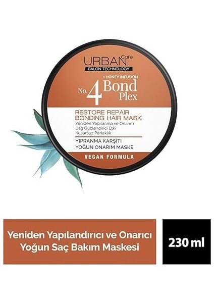 Care No: 4 Bond Plex Yıpranma Karşıtı Yoğun Saç Bakım Maskesi 230 Ml- Vegan fiyatları