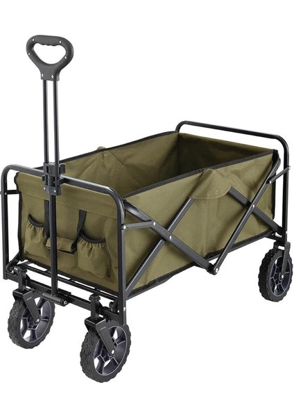Vagon Tipi Çok Amaçlı Katlanır Yük Taşıma Arabası