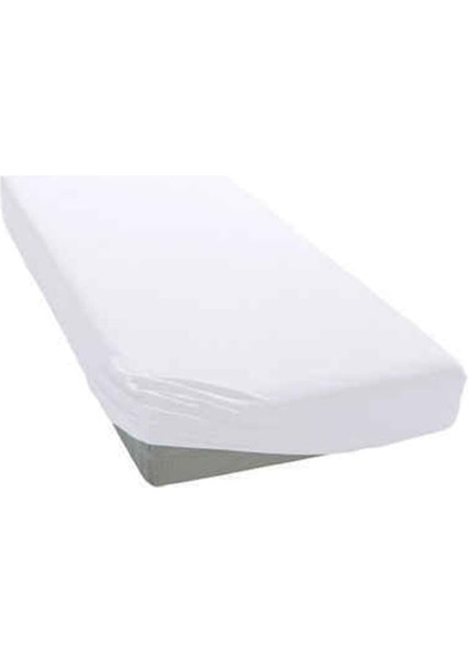 Tek Kişilik 100X200 Lastikli Penye Çarşaf Beyaz