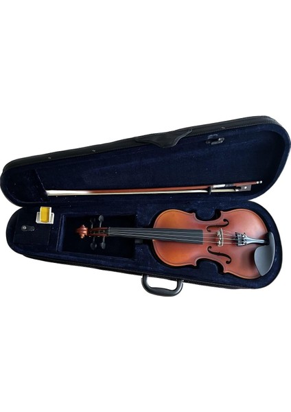 Keman, Naturel Mat 4/4, Hardwood, Kumaş Sert Ku (Keman, 4/4, Naturel Mat, Kutulu)