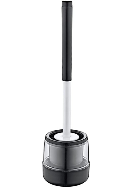 Akrilik Kapaklı Silikon Yuvarlak Wc Fırçası, Silikon Wc Fırçası, Silikon Tuvalet Fırçası, Silikon Kolozet Fırçası (Siyah) fiyatları