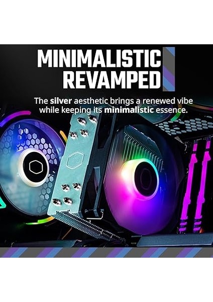 Master Hyper 212 Spectrum V3 RR-S4NA-17PA-R1 120CM Argb LED Fanlı Intel/am5 Uyumlu Işlemci Soğutucu fiyatları
