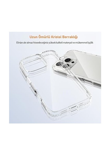 Labs iPhone 16 Pro ile Uyumlu Air Hybrid Darbe Emici Tpu + Pc Kılıf (Crystal Clear) fiyatları