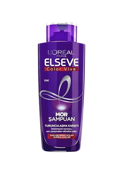 Parıs Elseve Turunculaşma Karşıtı Mor Şampuan 200 ml modelleri