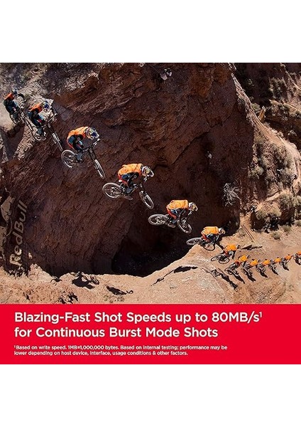 Extreme Sdxc Uhs-I Hafıza Kartı 64 GB (V30, 170 Mb/s Aktarım, U3, 4K UHD Videolar, Sandisk Quickflow Teknolojisi, Su Geçirmez, Darbeye Dayanıklı, Isıya Dayanıklı) fiyatları