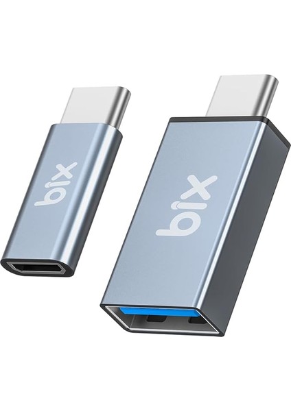 Adp-04 2'si 1 Arada Type-C Micro USB ve USB Çevirici Dönüştürücü Adaptör