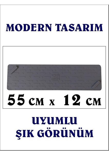 Duş Gideri Kötü Koku Önleyici Uzun Silikon Mat Koku Giderici Dikdörtgen Sızdırmaz Ped Duş Gideri Kapağı Tıpası Böcek Önleyici Koku ve Su Geçirmez Yer Sifonu Kapağı Duş Kanalı (55 cm x 12 Cm) fırsatları