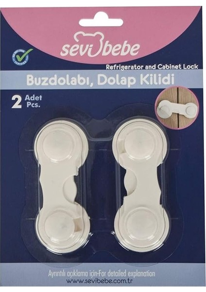 Bebe 8598 Buzdolabı &amp; Dolap Kilidi, Beyaz modelleri