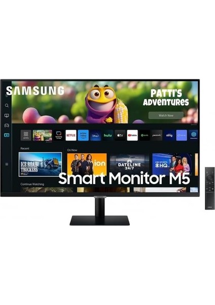 M5 LS27CM500EUXUF, 27" Inç, 1920 x 1080, Fullhd, 4ms 60Hz, HDR10, Akıllı Monitör