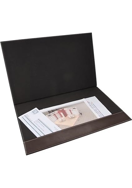 595-2 Sümen Takımı Suni Deri Tek Parça Kapaklı Pad Sümen 49X34, 5 Cm, Kahve fiyatları