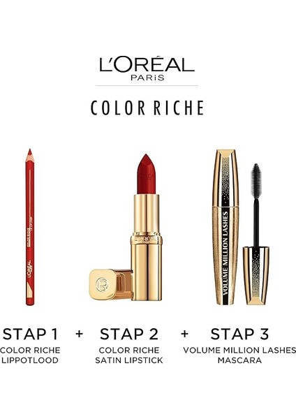 Parıs Color Riche Saten Bitişli Ruj - 110 Made In Paris Nude modelleri