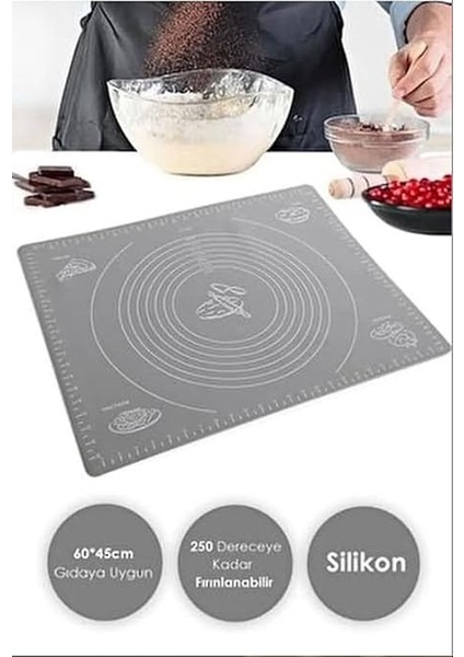 Home 65X45 Gri Hamur Işi Matı (Gri, 65X45) modelleri