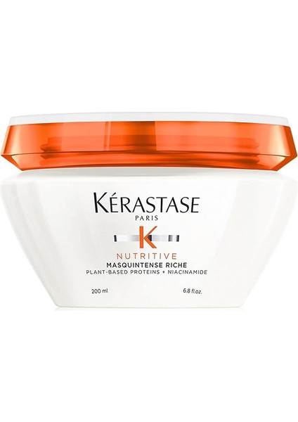 Nutritive Masquintense Riche Derin Besleme Sağlayan Yoğun Saç Maskesi 200ML