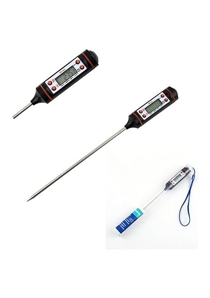 Dijital Ekranlı Mutfak Termometresi Dijital Termometre Sıcaklık Ölçer Et Süt Derece Ölçer fiyatları