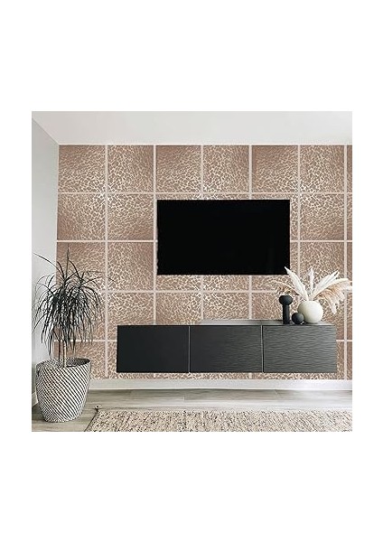 Kendinden Yapışkanlı Ses ve Isı Yalıtım Paneli, Akustik Duvar Paneli, Ses Yalıtım Süngeri, Keçe Kaplı Sünger 40X40 cm 6 Adet/1 M² Bej fırsatları