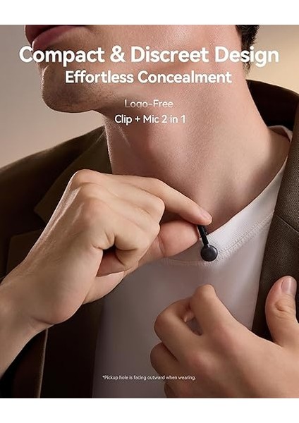 Lark M2S Combo (Kamera Rx + Usb-C Rx+ Lightning Kablosu) Kablosuz Lavalier Mikrofon, Iphone/kamera/android/pc Için, Titanyum Klips, Gürültü Azaltma, 30 Saat Kullanım, Vlog, Röportaj fiyatları