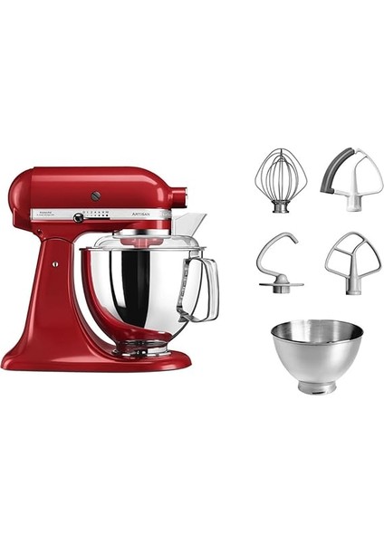 Artisan 4, 8 L Stand Mikser 5KSM175PS Empire Red-Eer fırsatları