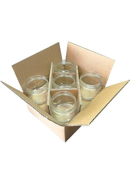 300 ml Metal Siyah Kapaklı Şeffaf Cam Kavanoz 10 Adet fırsatları